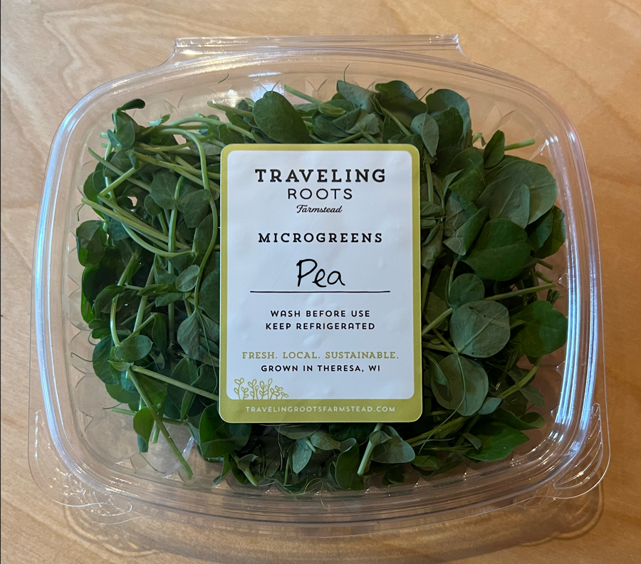 Microgreen Pea, Locally grown in Theresa Wisconsin