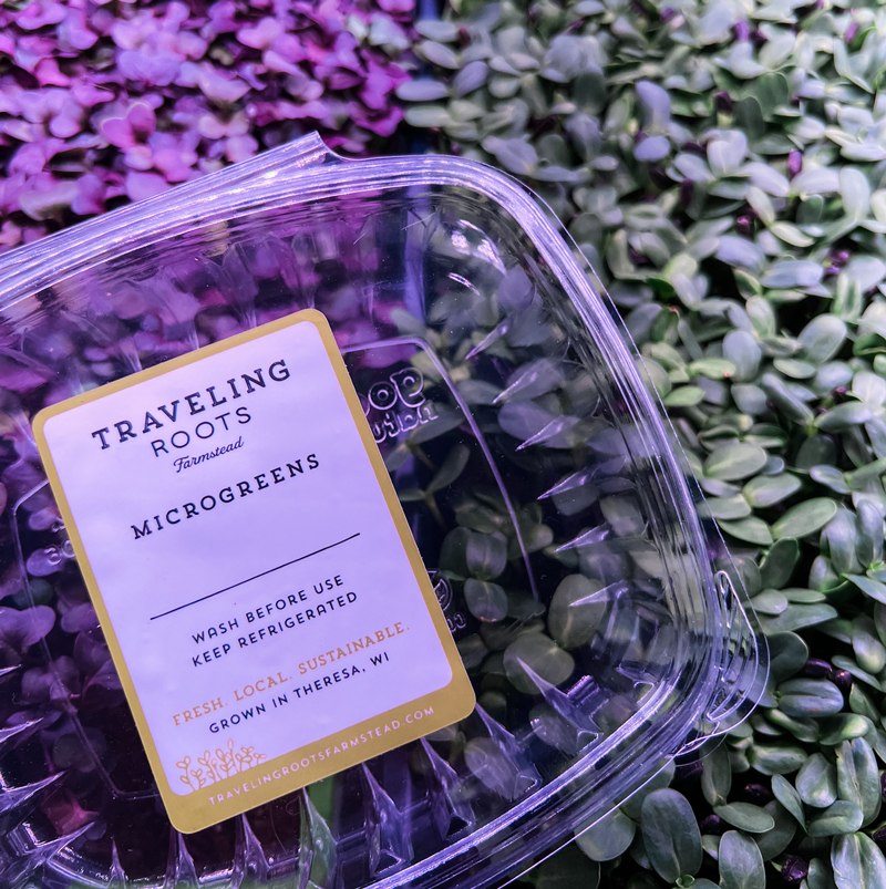 Microgreen Salad Mix, Locally grown in Theresa Wisconsin