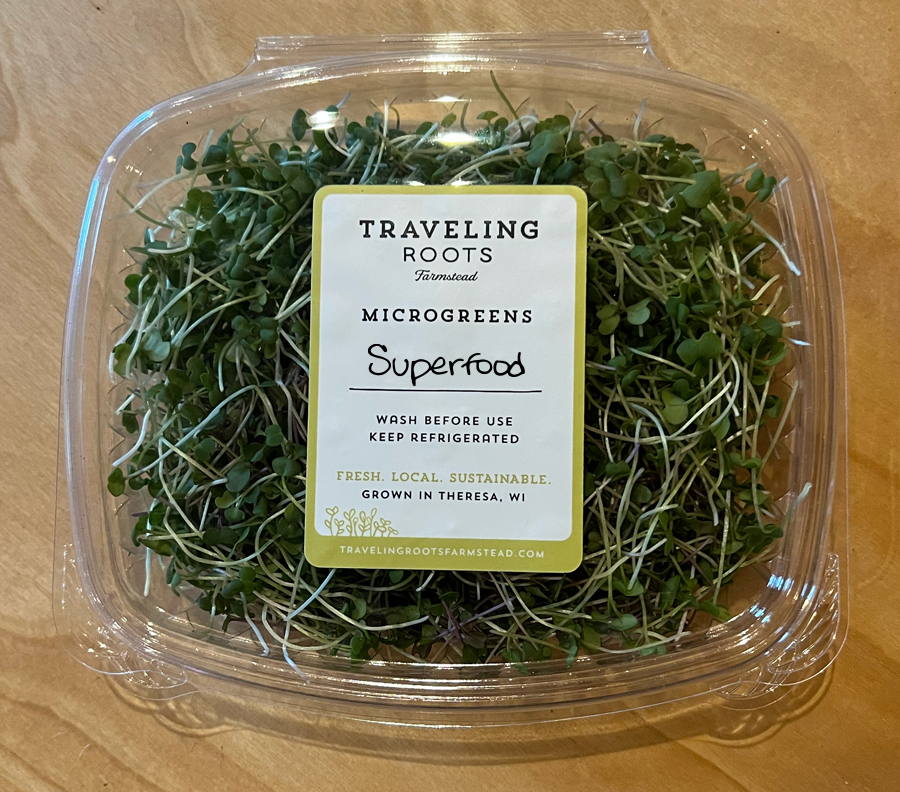 traveling-roots-superfood-microgreen Microgreen Salad Mix, Locally grown in Theresa Wisconsin